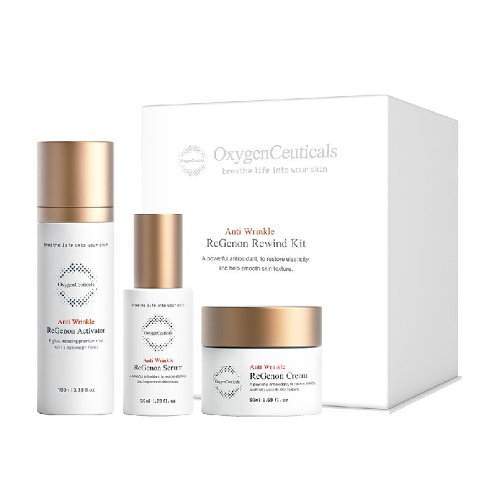 美容液 OxygenCeuticals ReGenon Rewind Kit REGENON REWIND KIT – Spirit Skin Care